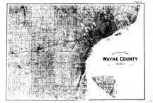 Wayne County Map, Wayne County 1905